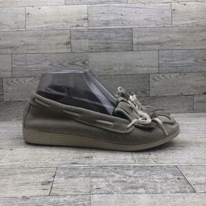 Womens Run Around Gray leather flats comfort 7 M Spain